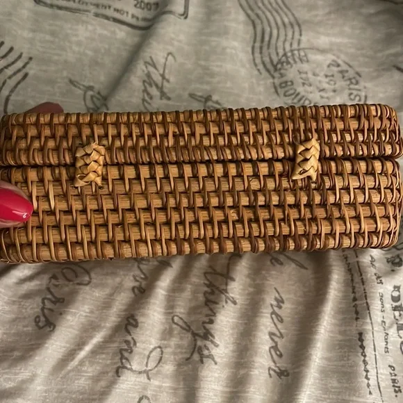Straw crossbody purse - Picture 5 of 6
